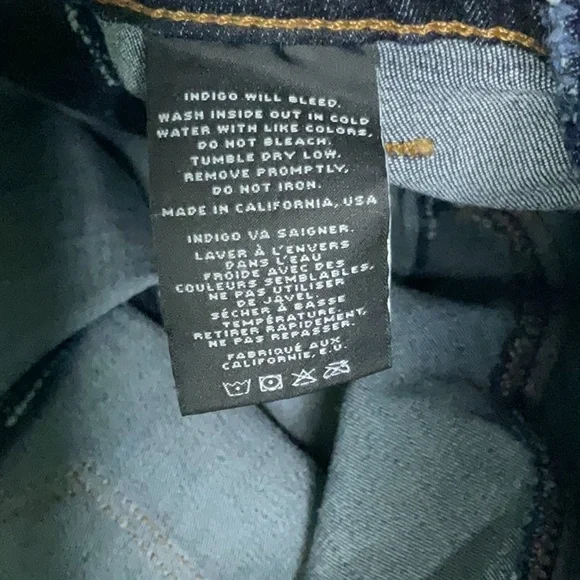 217. J BRAND MAMA J Starless Maternity Blue Jeans 30 /10 - Picture 11 of 14